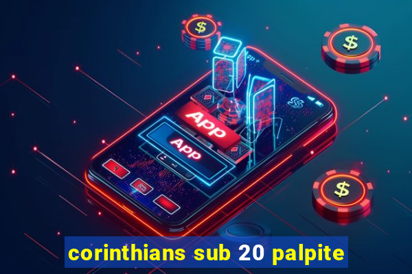 corinthians sub 20 palpite